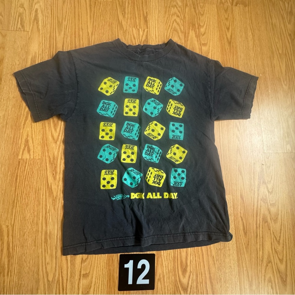 Men’s Black DGK T Shirt M